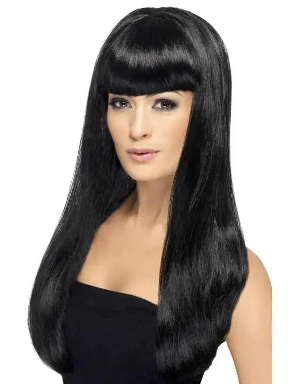 Babelicious Long Black Wig