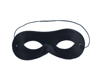 Black Domino Eye Mask