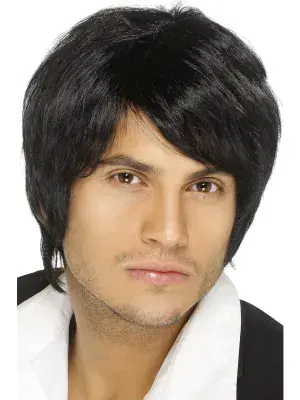 Boy Band Wig, Black