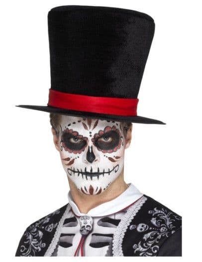 Day Of The Dead Top Hat