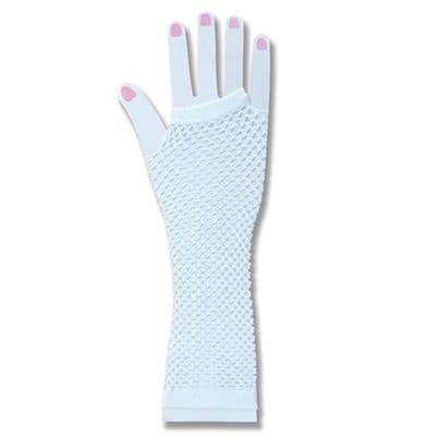 Fishnet Gloves (White)