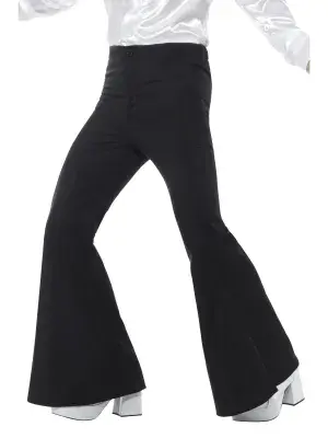 Flared Trousers (Black)