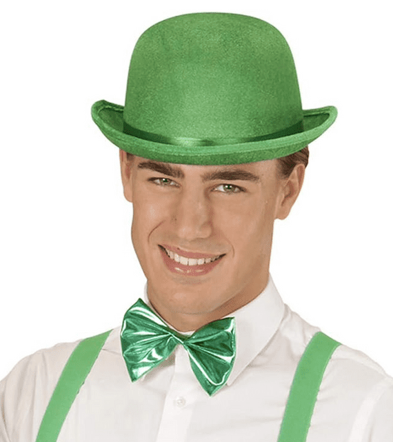 Green Bowler Hat