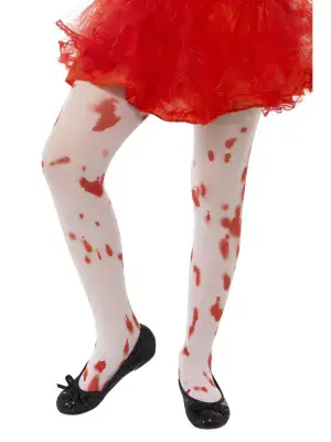 Kids Blood Stain Print Tights