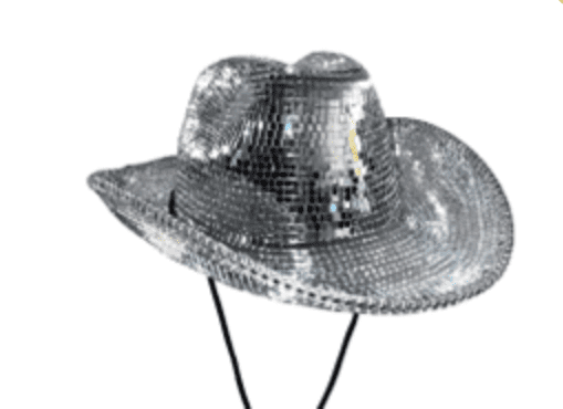 Mirror Disco Ball Cowboy Hat