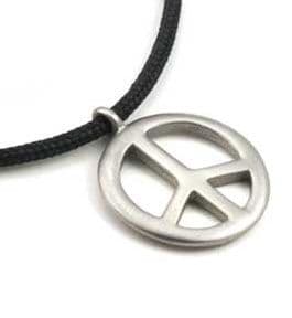 Peace Sign Medallion (Plastic)