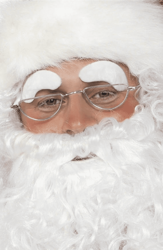 Santa Eyebrows