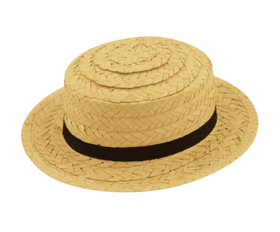 Straw Boater Hat