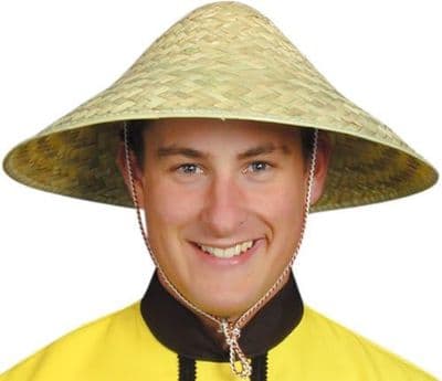 Straw Coolie Hat