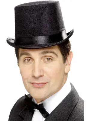 Tales of Old England Indestructible Topper Hat, Black