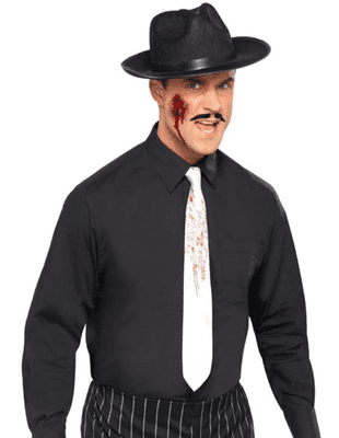 Tie with Blood Spatter