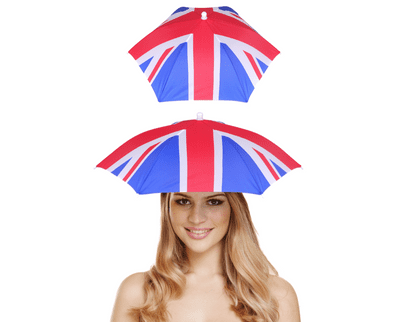 Union Jack Umbrella Hat