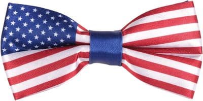 United States Flag Bow Tie