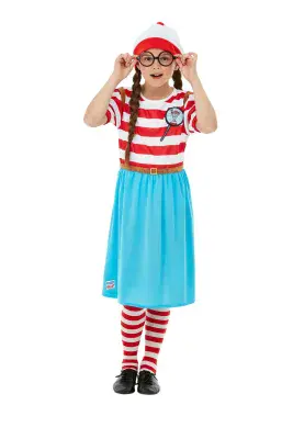 Where's Wally Wenda Deluxe Costume