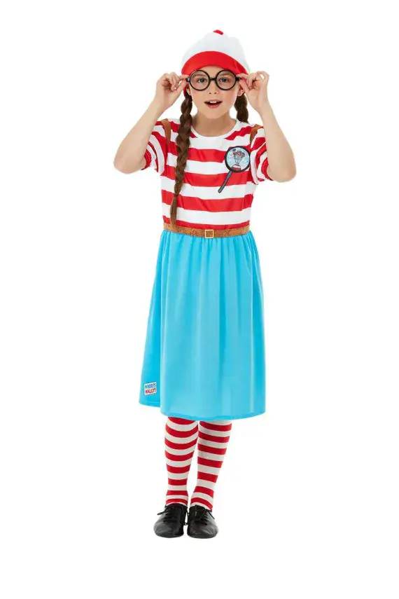 Where's Wally Wenda Deluxe Costume