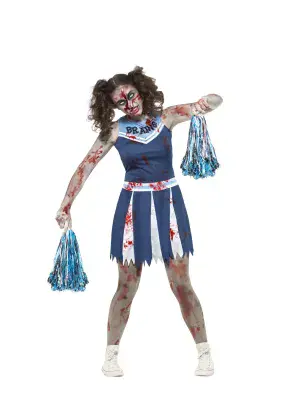 Zombie Cheerleader Blue