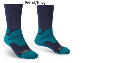 Bridgedale Mens Hike Mid Weight Merino Performance Boot Height Socks