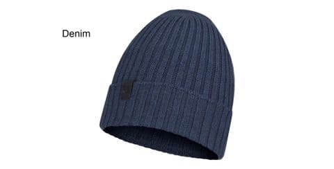 Buff Merino Wool Unisex Norval Knitted Beanie