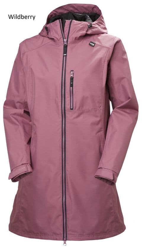 Helly Hansen Womens Long Belfast Waterproof Jacket