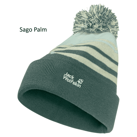 Jack Wolfskin KIDS Stripy PomPom Beanie