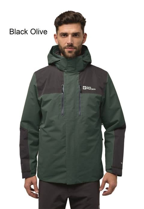 Jack Wolfskin Mens Jasper 3 in 1 Waterproof Coat