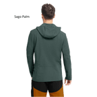 Jack Wolfskin Mens Ridge Hike Hooded Mid Layer Full Zip Fleece Jacket