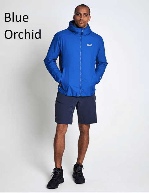 Jack Wolfskin Mens Trail Light Hybrid Windproof Jacket