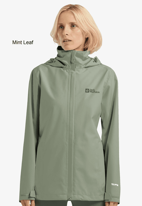 Jack Wolfskin Womens TrailTime 2L Waterproof Shell Jacket