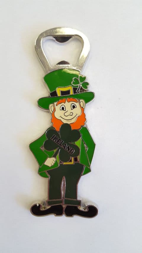 Leprechaun Bottle Opener and Magnet