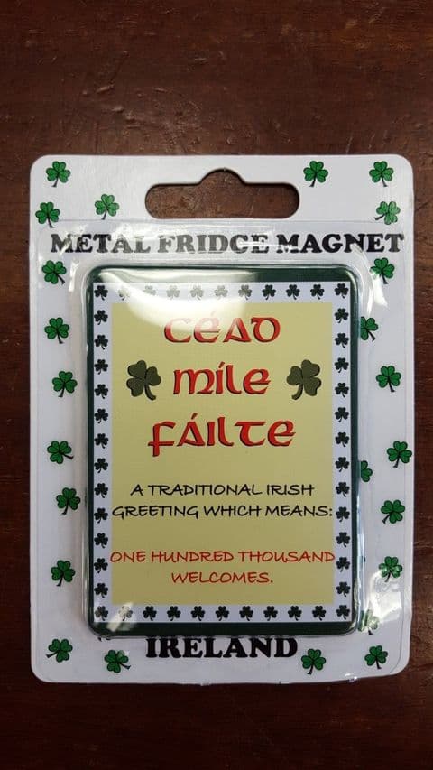 Liffey Artefacts Irish Magnet - Cead Mile Failte