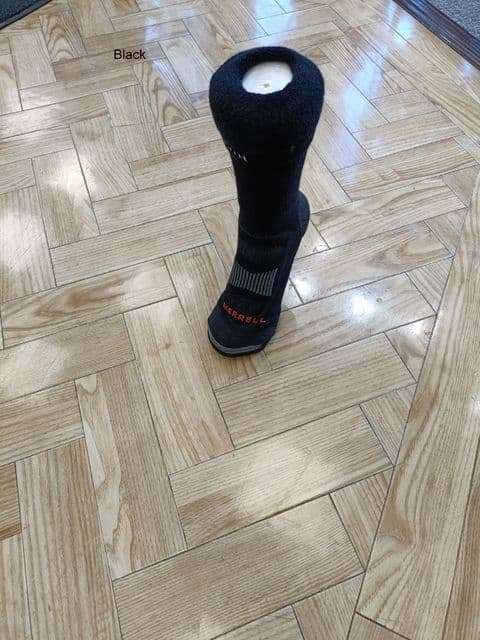 Merrell Unisex Zoned Hiking Crew Sock