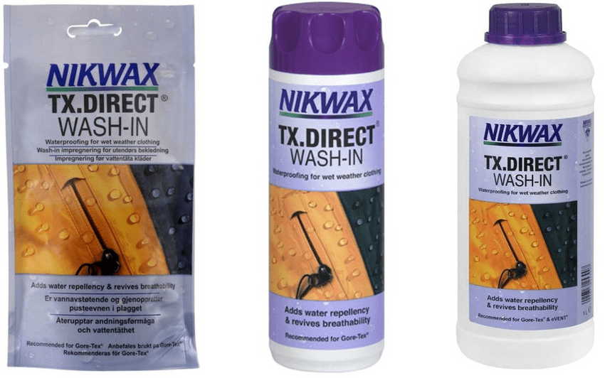 Nikwax TX Direct Wash-In - Waterproofing for wet weather clothing - 3 Sizes