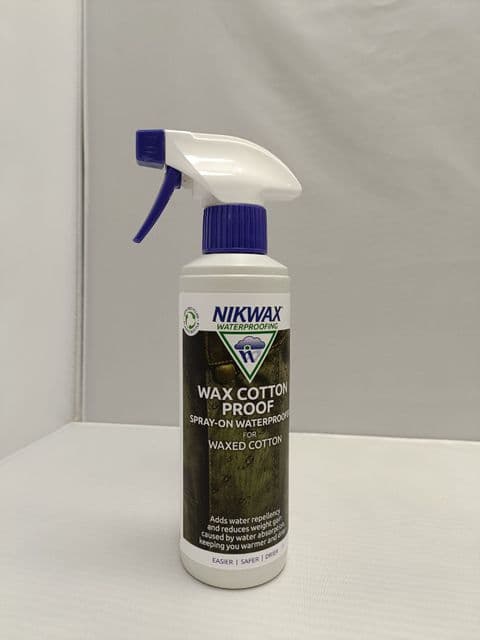 Nikwax Wax Cotton Proof Neutral - Spray On 300ml - Waterproofing Clothing