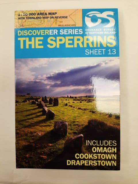 Ordnance Survey Map - The Sperrins Discoverer Series Sheet 13 Scale 1 : 500000
