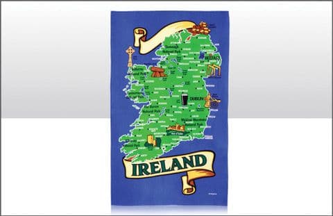 Palmer Ireland Map Tea Towel