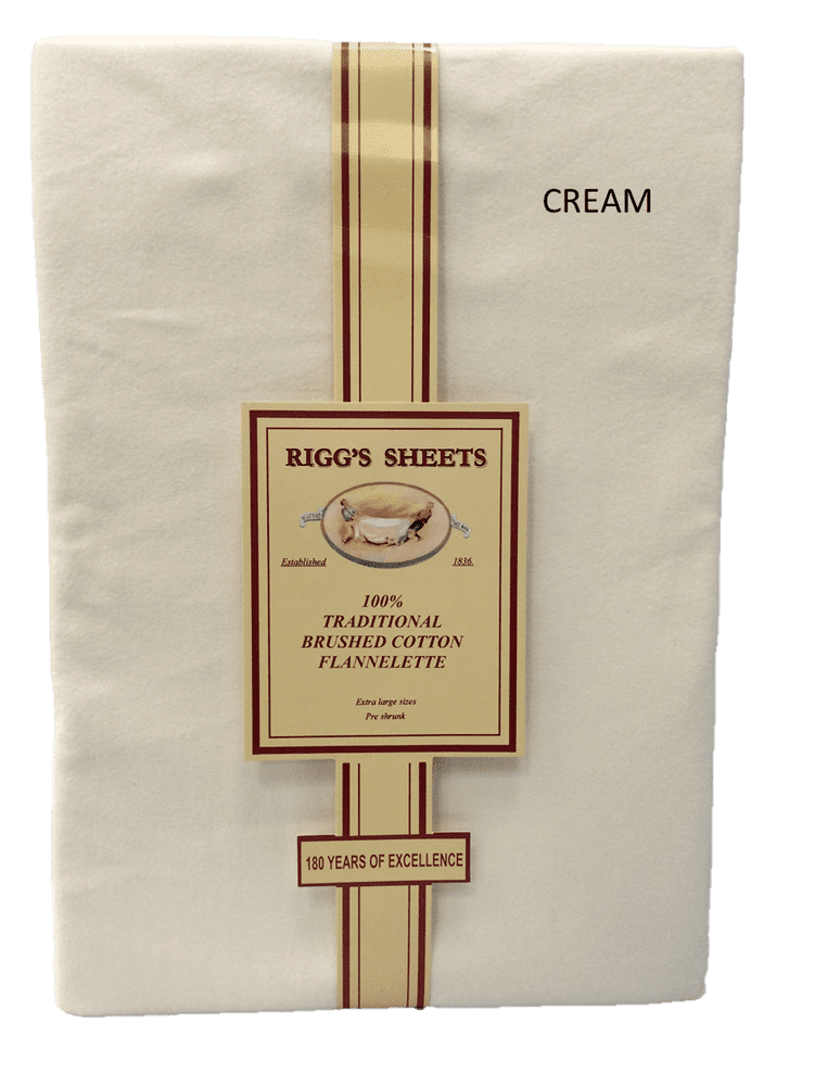 Riggs Super King Fitted Sheet Brushed Cotton Flannelette / 100 Cotton