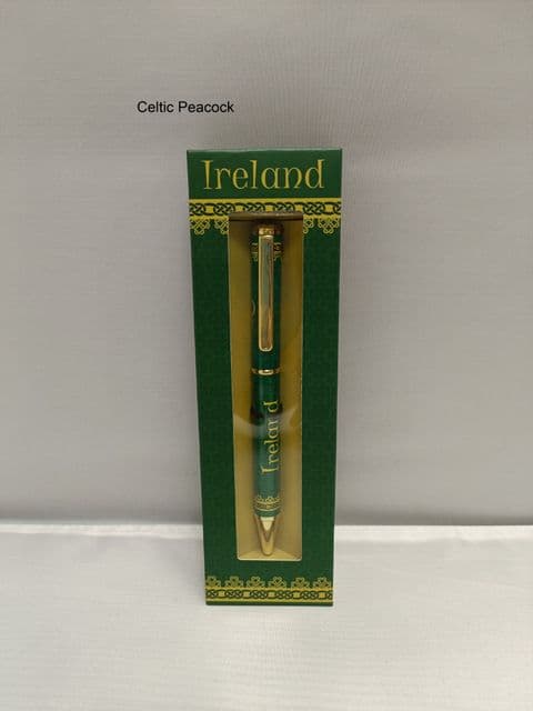 Royal Tara Celtic Notes Black Ball Point Pen 4 Designs