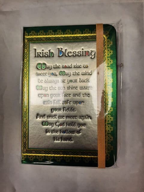 Royal Tara Irish Blessing Notebook Green