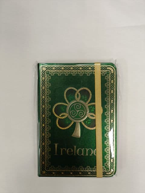 Royal Tara Shamrock Spiral Irish Notebook