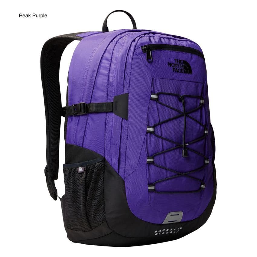 north face borealis backpack black purple The Trail Constructed with durable materials The North Face Women Borealis
