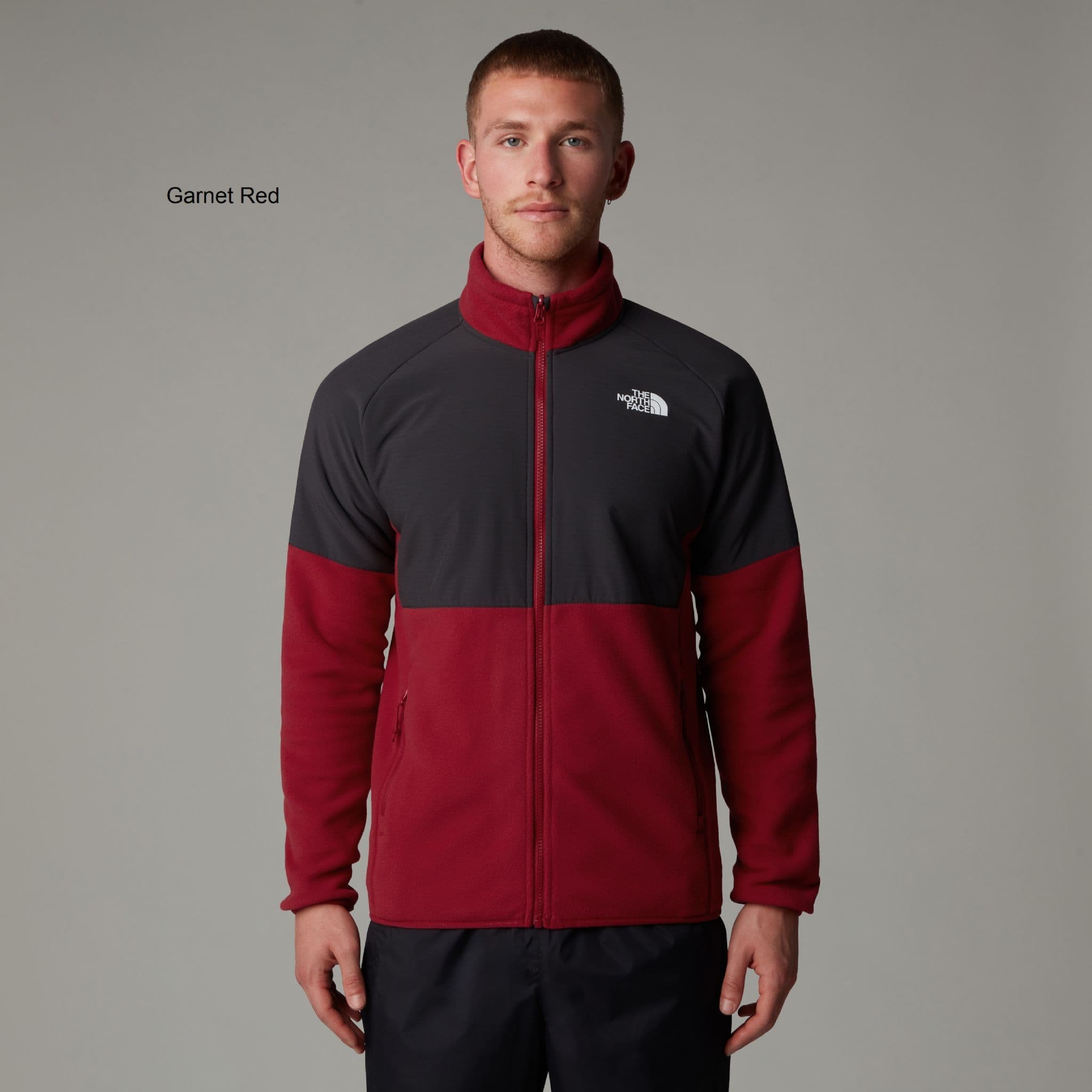 Pull Polaire Brasher Homme – Gris, Taille M, Zippé Haute Densité Pour Randonnée