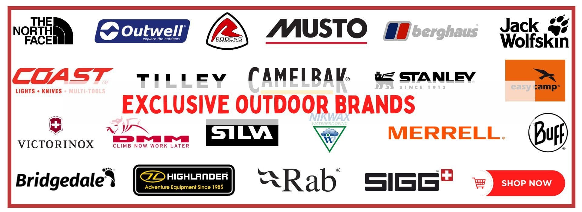 Shop Brands | Outdoor Adventure NI