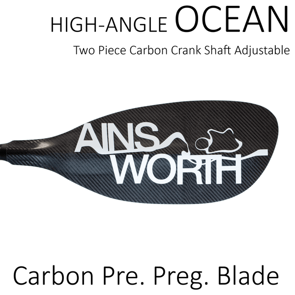 Ainsworth Carbon Pro Crank Shaft Adjustable Ocean Kayak Paddle