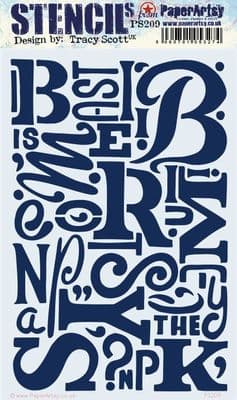 209 PA Stencil Large {Tracy Scott}