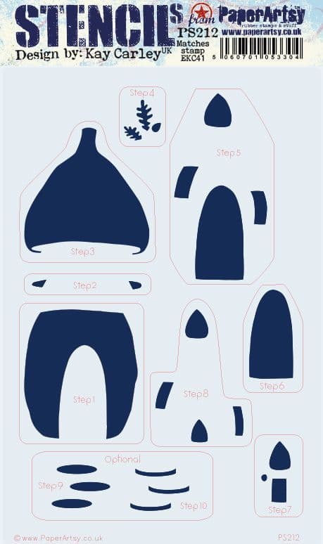 212 PA Stencil Large {by Kay Carley}