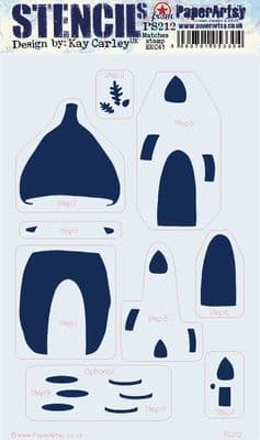 212 PA Stencil Large {by Kay Carley}