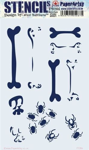 286 PA Stencil - Large Size {by Nicci Battilana}