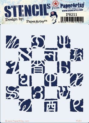 311 PA Stencil {by PaperArtsy}