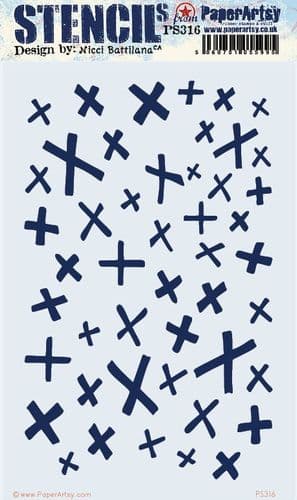 316 PA Stencil - Large Size {by Nicci Battilana}