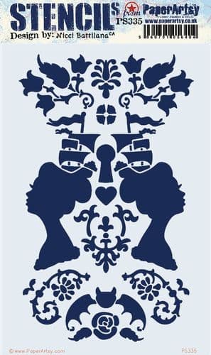 335 PA Stencil - Large Size {by Nicci Battilana}